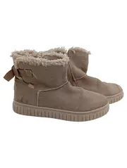 Vorschaubild 1 von Kinder Winterstiefel Mädchen Gr. 33 Beige Fellrand TEX