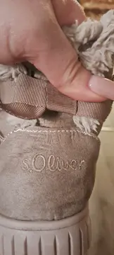 Vorschaubild 3 von Kinder Winterstiefel Mädchen Gr. 33 Beige Fellrand TEX