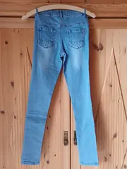 Vorschaubild 2 von Mädchen Jeans Regular Fit Blau Größe 146 Casual