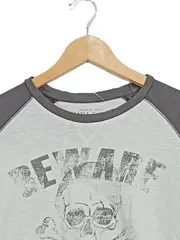 Vorschaubild 3 von Boys Langarmshirt Totenkopf Print Gr. 13-14 Jahre 164 Grau