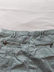 Vorschaubild 4 von EDC Damen Cargo Shorts Gr. 40 Grün Baumwolle Freizeit Sommer