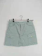 Vorschaubild 2 von EDC Damen Cargo Shorts Gr. 40 Grün Baumwolle Freizeit Sommer