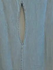 Vorschaubild 4 von Damen Jeanskleid Lyocell Blau Gr. 40/L Freizeitkleid