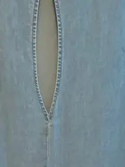 Vorschaubild 5 von Damen Jeanskleid Lyocell Blau Gr. 40/L Freizeitkleid