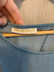 Vorschaubild 10 von Damen Jeanskleid Lyocell Blau Gr. 40/L Freizeitkleid