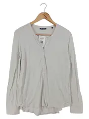Vorschaubild 1 von MARC O POLO Damen Bluse Beige Gr. 32/XS Casual Basic Modal Viskose Langarm
