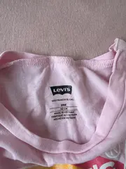 Vorschaubild 6 von Langarmshirt Mädchen Gr. 92 Rosa Regenbogen Logo Glitzer