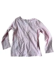 Vorschaubild 2 von Langarmshirt Mädchen Gr. 92 Rosa Regenbogen Logo Glitzer