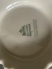 Vorschaubild 2 von Zuckerdose Pompadour Porzellan Klassisch Weiß Blumenmuster Festlich