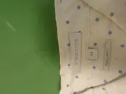 Vorschaubild 4 von Damen Hemdbluse Langarm Punkte Weiß Gr. 44/XXL Baumwolle