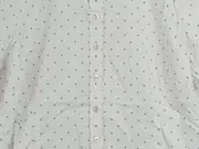 Vorschaubild 3 von Damen Hemdbluse Langarm Punkte Weiß Gr. 44/XXL Baumwolle