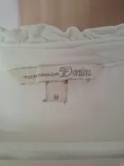 Vorschaubild 3 von Damen Bluse Weiß Gr. 38/M Casual Langarm Viskose