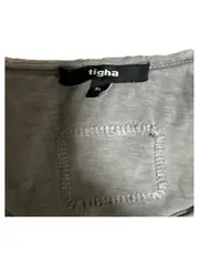 Vorschaubild 2 von Herren T-Shirt Palmenprint Grau XL Baumwolle Casual