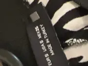 Vorschaubild 4 von Damen Freizeitkleid Zebra Muster Langarm Schwarz Gr. 36;S