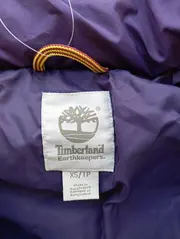 Vorschaubild 3 von Damen Steppjacke Lila Gr. 34;XS Outdoor Winterjacke Kapuze Fell
