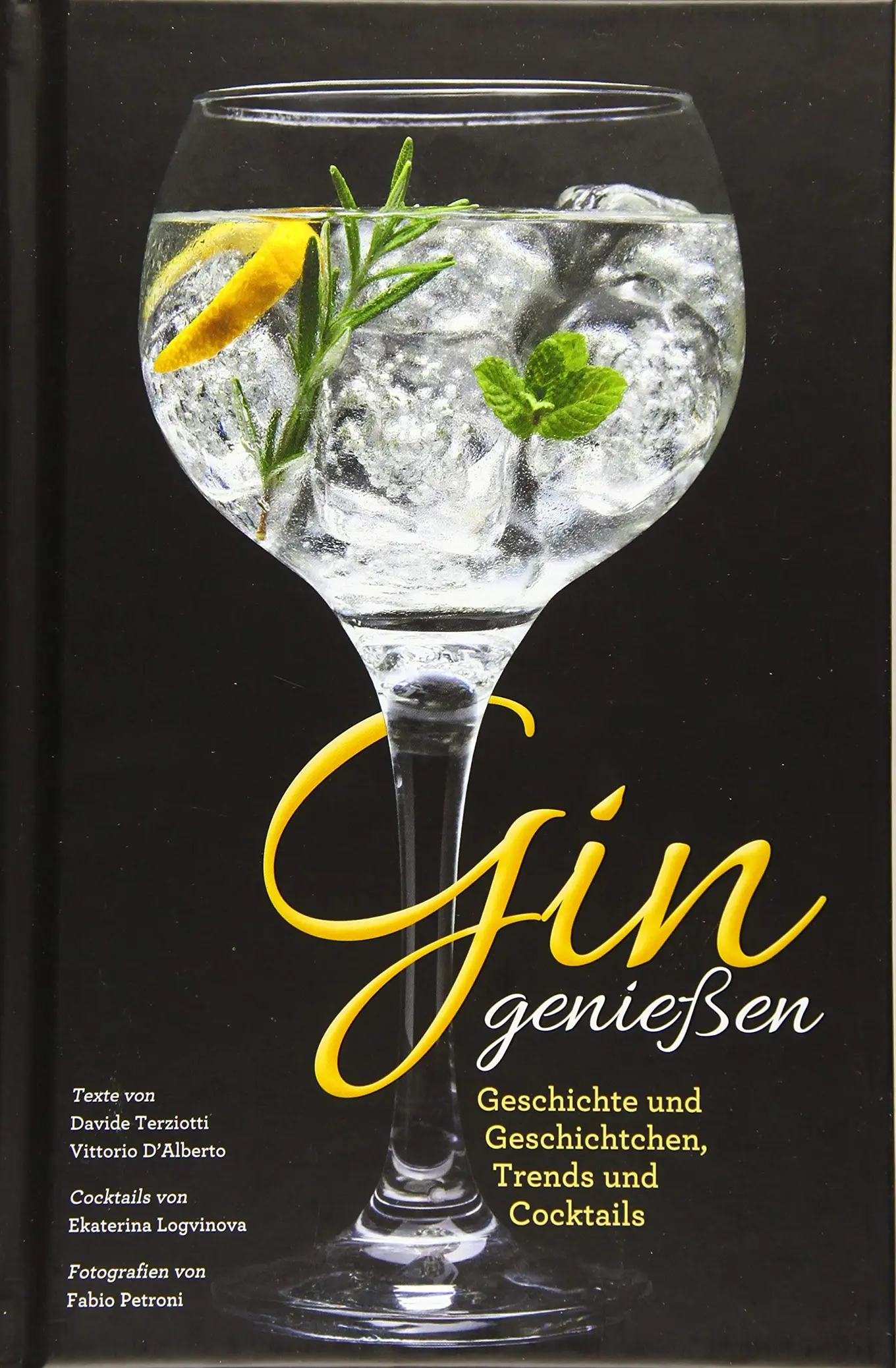 Gin genießen von Fabio Petroni Hardcover Gin Buch Cocktail Rezepte Deutsch