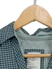 Vorschaubild 9 von Hemdbluse kariert Grün Gr. 40/L Damen Langarm Baumwolle