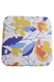 Vorschaubild 1 von Dekodose Blechdose Retro Mehrfarbig Blumenmuster quadratisch