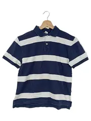 Vorschaubild 1 von Kinder Poloshirt Gr. 128 Blau Gestreift Kurzarm