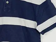 Vorschaubild 2 von Kinder Poloshirt Gr. 128 Blau Gestreift Kurzarm