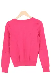 Vorschaubild 2 von EDC Damen Pullover Gr. 36/S Rosa V-Ausschnitt Casual