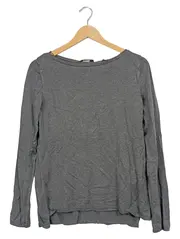 Vorschaubild 1 von Damen Langarmshirt Grau Gr. 38/M Casual