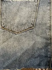 Vorschaubild 4 von Kinder Jeansrock Gr. 140 Blau mit Perlen und Rissen Modern