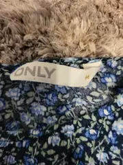 Vorschaubild 5 von Damen Freizeitkleid Blumenmuster Blau Gr. M Viskose