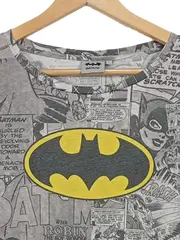 Vorschaubild 2 von Batman Kleid Damen Gr. S Comic Print DC Logo Grau Skaterkleid