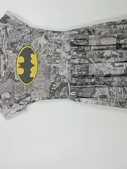 Vorschaubild 3 von Batman Kleid Damen Gr. S Comic Print DC Logo Grau Skaterkleid