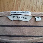 Vorschaubild 2 von Damen Langarmshirt Gestreift Beige Gr. 38;M Baumwolle