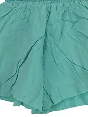 Vorschaubild 3 von Shorts Mädchen Gr. 164 Türkis Casual Raffungen Baumwolle