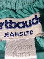 Vorschaubild 5 von Shorts Mädchen Gr. 164 Türkis Casual Raffungen Baumwolle