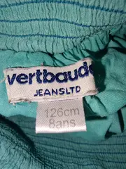 Vorschaubild 4 von Shorts Mädchen Gr. 164 Türkis Casual Raffungen Baumwolle