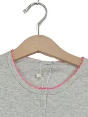 Vorschaubild 3 von Langarmshirt Kinder Gr. 138/140 Grau Baumwolle Basic