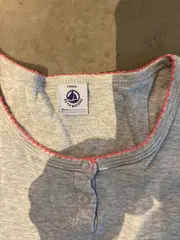 Vorschaubild 4 von Langarmshirt Kinder Gr. 138/140 Grau Baumwolle Basic