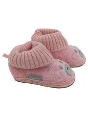 Vorschaubild 1 von Kinder Hausschuhe Rosa Gr. 17/18 Bärenmotiv Casual Baby Schuhe