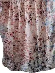 Vorschaubild 4 von Damen T-Shirt Gr. 36/S Rosa Blumenmuster Rüschen Feminin
