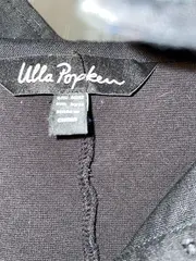 Vorschaubild 4 von Damen Blusenkleid Schwarz Gr. 52 Leinen Baumwolle