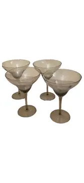 Vorschaubild 1 von Margarita Gläser Set 4 Stück Handmade Rauchglas Cocktailgläser