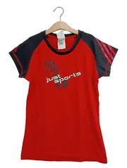 Vorschaubild 1 von Damen Sport Shirt Rot Gr. 36/S Baumwolle