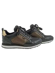 Vorschaubild 1 von Damen Sneaker low Schwarz Gold Nieten Gr. 38