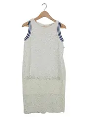 Vorschaubild 1 von Damen Sommerkleid Spitzenkleid Weiß Gr. 36/S Feminin