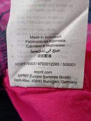 Vorschaubild 6 von Kinder Blusenkleid Gr. 92/98 Kariert Pink Blau Baumwolle Langarm