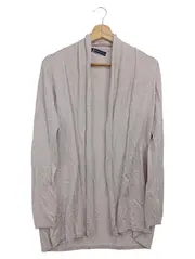 Vorschaubild 1 von Damen Strickjacke Gr. 40/L Beige Klassisch Elegant Cardigan