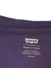 Vorschaubild 4 von Damen T-Shirt Blau Gr. 36/S Basic Baumwolle Kurzarm Freizeit