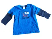 Vorschaubild 1 von Langarmshirt Jungen Gr. 74 Blau Casual Baumwolle Future Hero