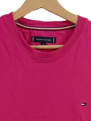 Vorschaubild 3 von Herren T-Shirt Pink Gr. M Kurzarm Basic Baumwolle Logo