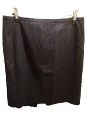 Vorschaubild 3 von Damen Faltenrock Wolle Gr. 42/XL Blau Business