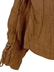 Vorschaubild 3 von C·A·N·D·A Damen Leichte Jacke Gr. 38/M Braun Reißverschluss Casual